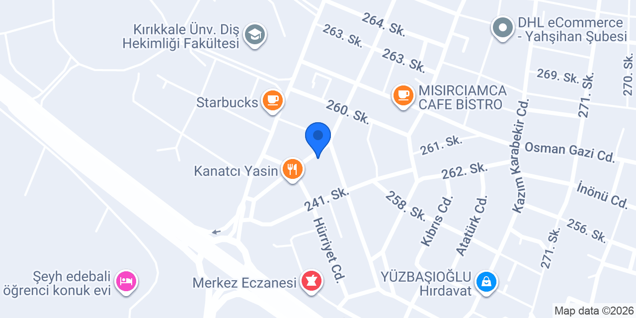 Rakun Veteriner Kliniği konumu