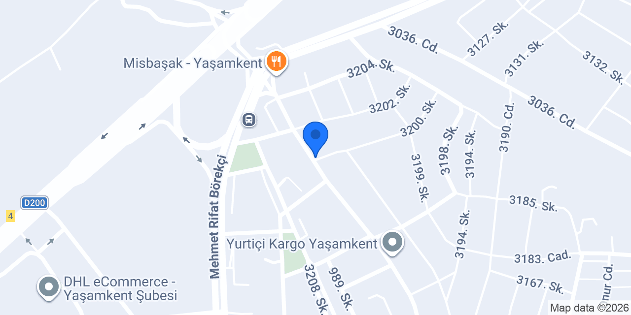 Ankara Yaşamkent Sürücü Kursu konumu