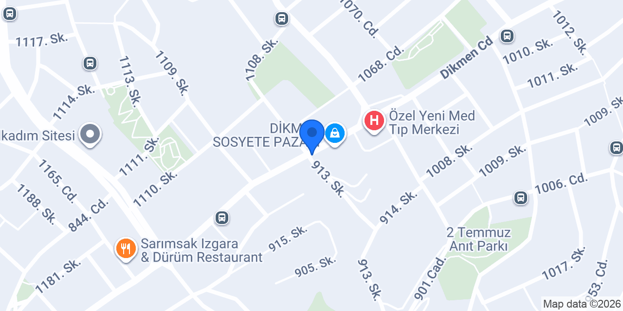 Dikmen Turtaş Taksi konumu