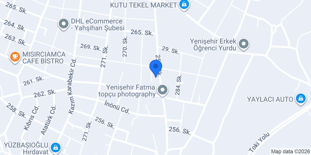 ERCAN MARKET konumu