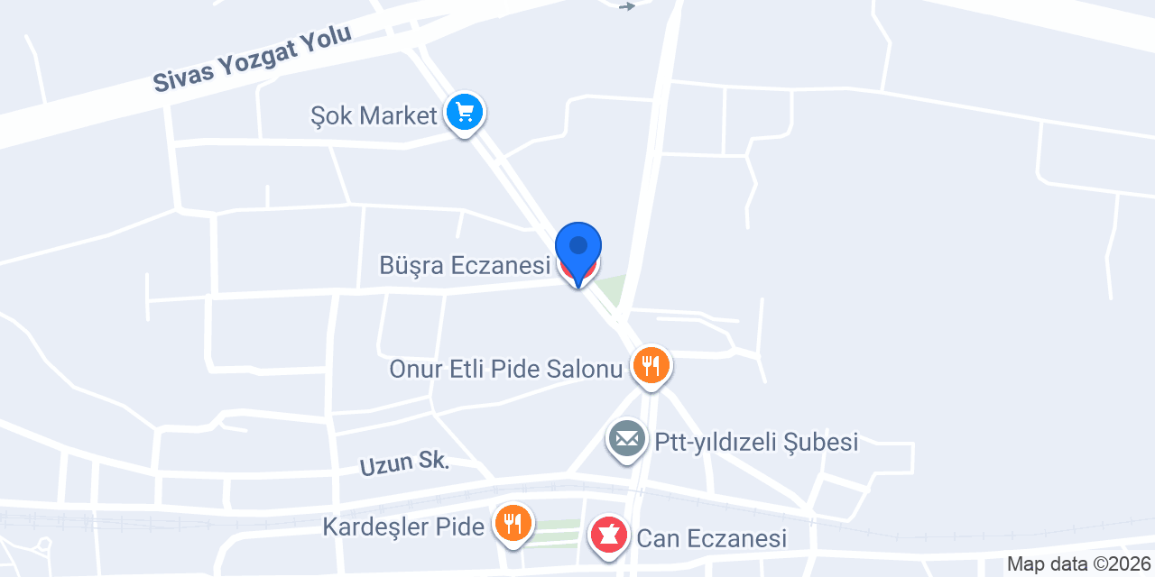 Büşra Eczanesi konumu
