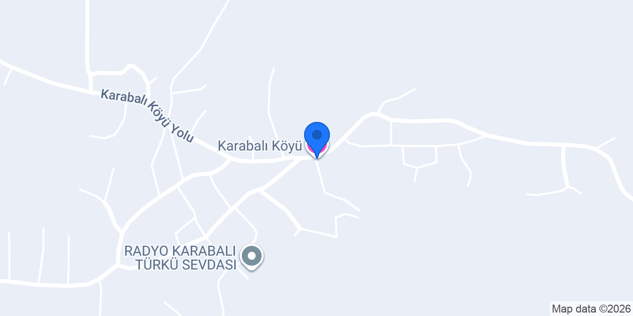 Karabalı Köyü konumu