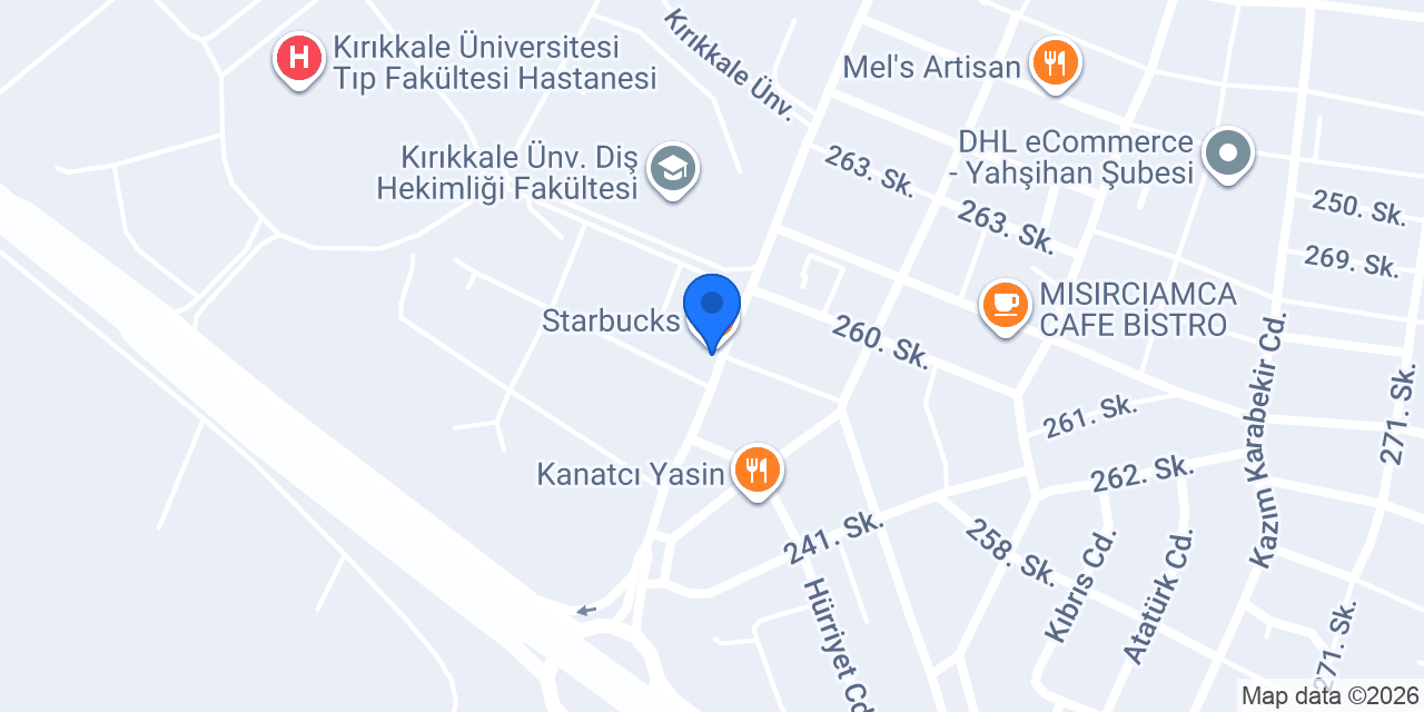 Kajun Kırıkkale konumu