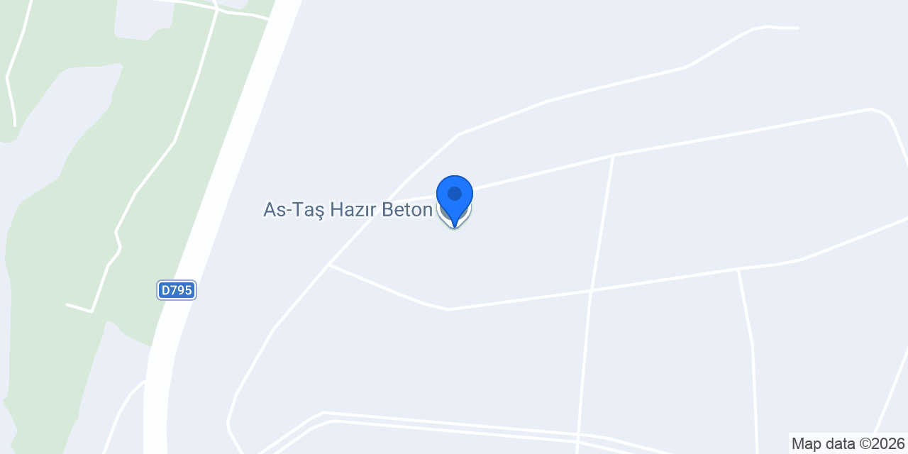As-Taş Hazır Beton konumu