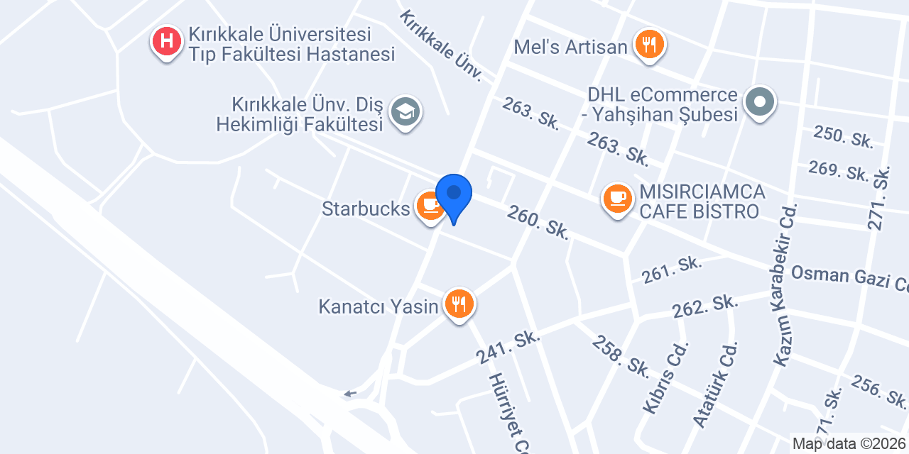 Çikolata Kuşağı Kırıkkale konumu