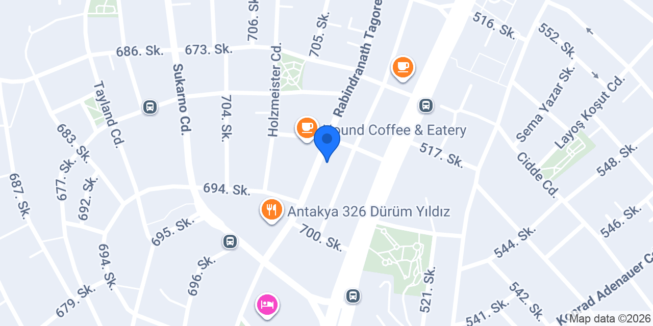 Aras Kargo Yıldız Şubesi konumu