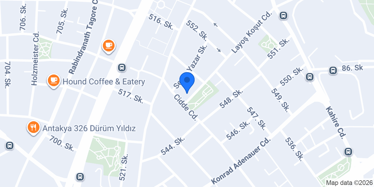 MERT Kuru Temizleme konumu