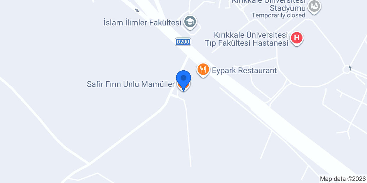 Safir Fırın Unlu Mamüller konumu