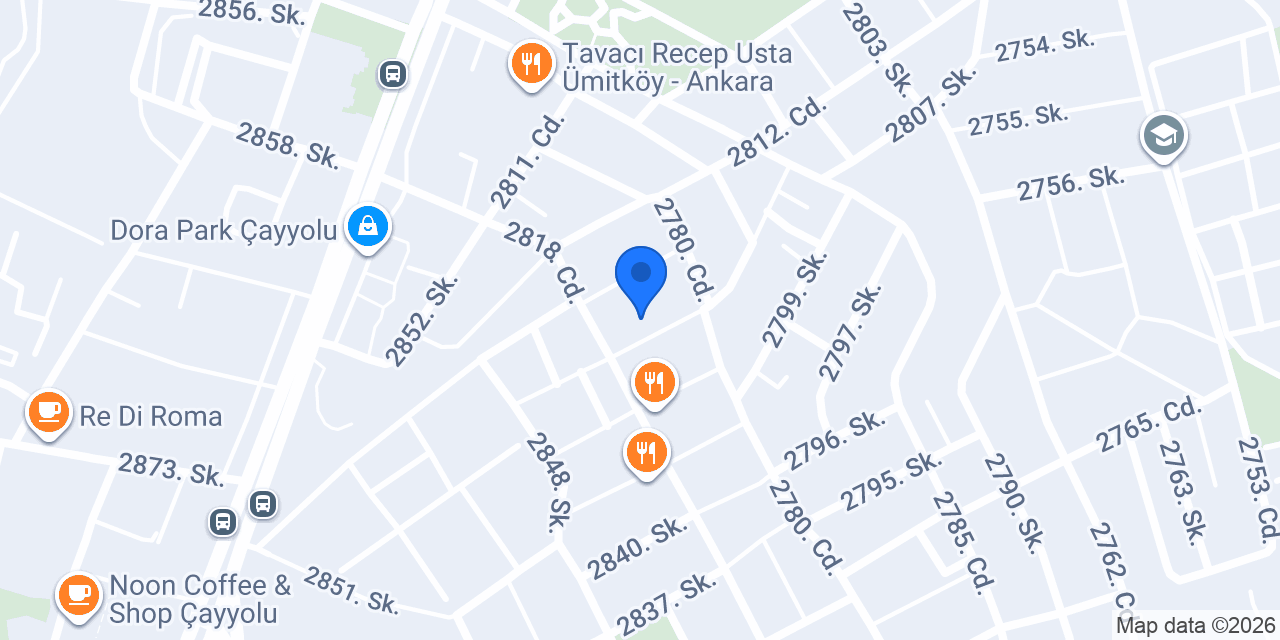 Test Tekniği VIP Kurs Çayyolu konumu