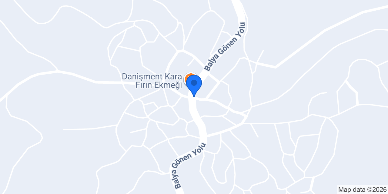 Danişment Sağlık Ocağı konumu