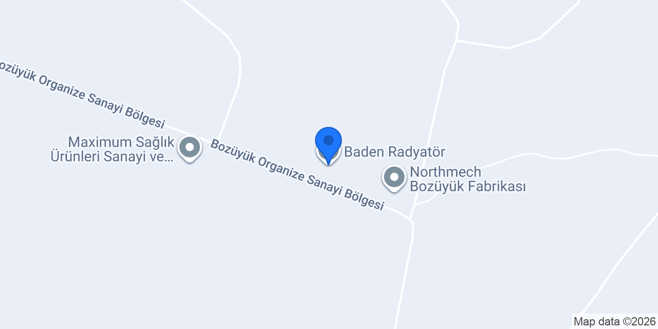 Baden Radyatör konumu