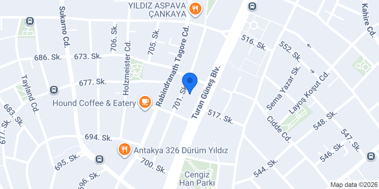 Pınar Günseven Mimarlık konumu