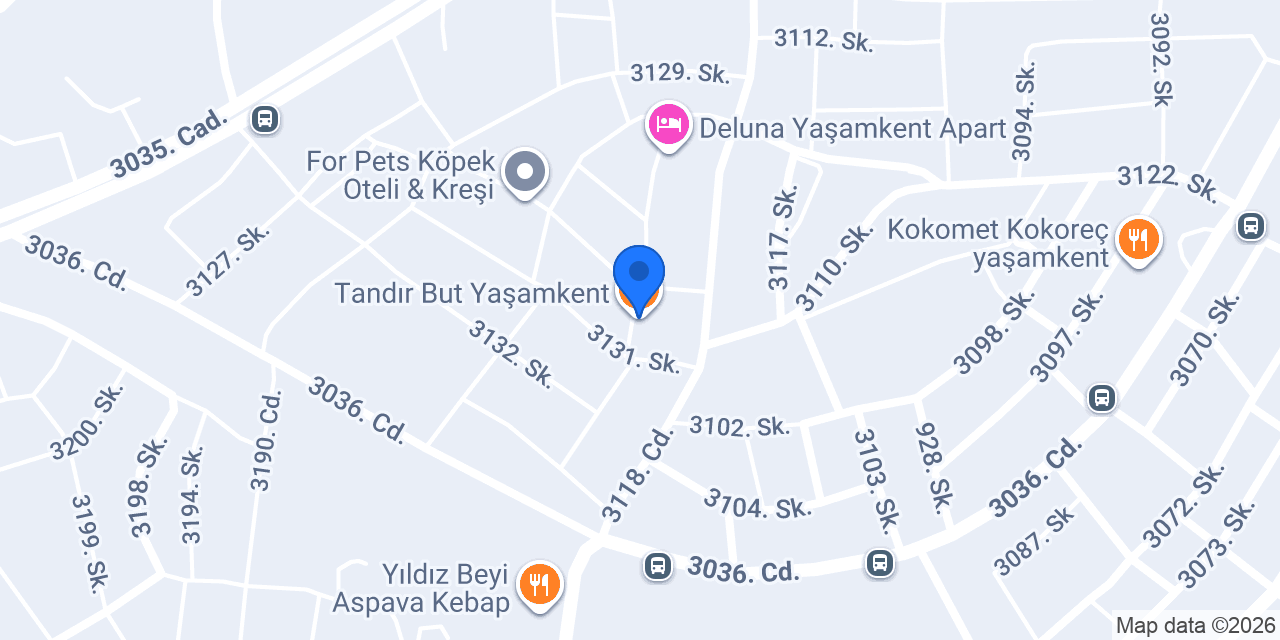 Tandır But Yaşamkent konumu