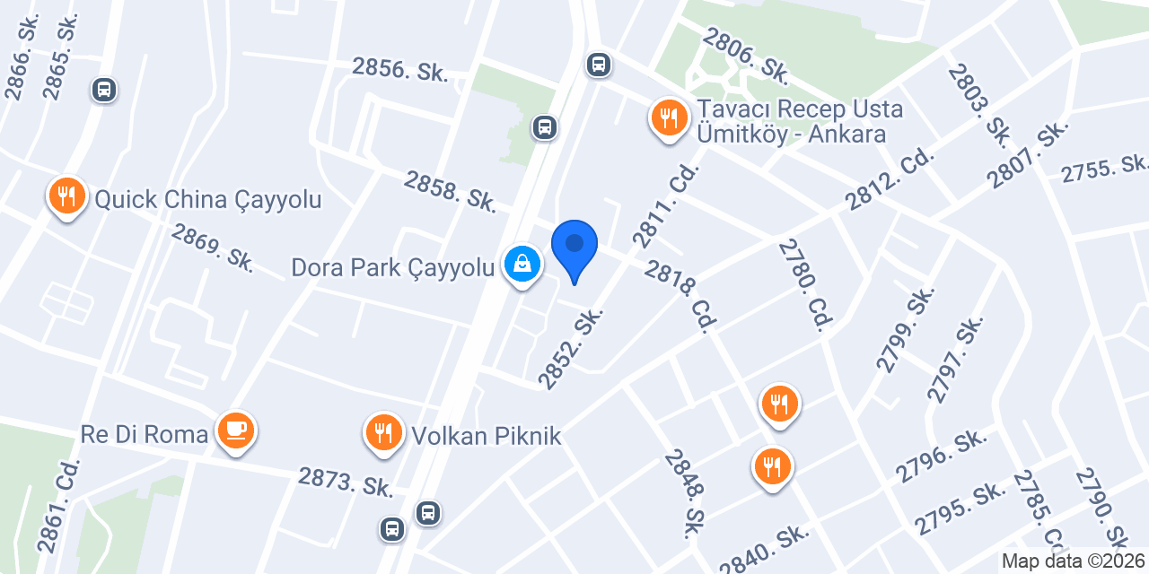 Newcastle Pub Çayyolu konumu