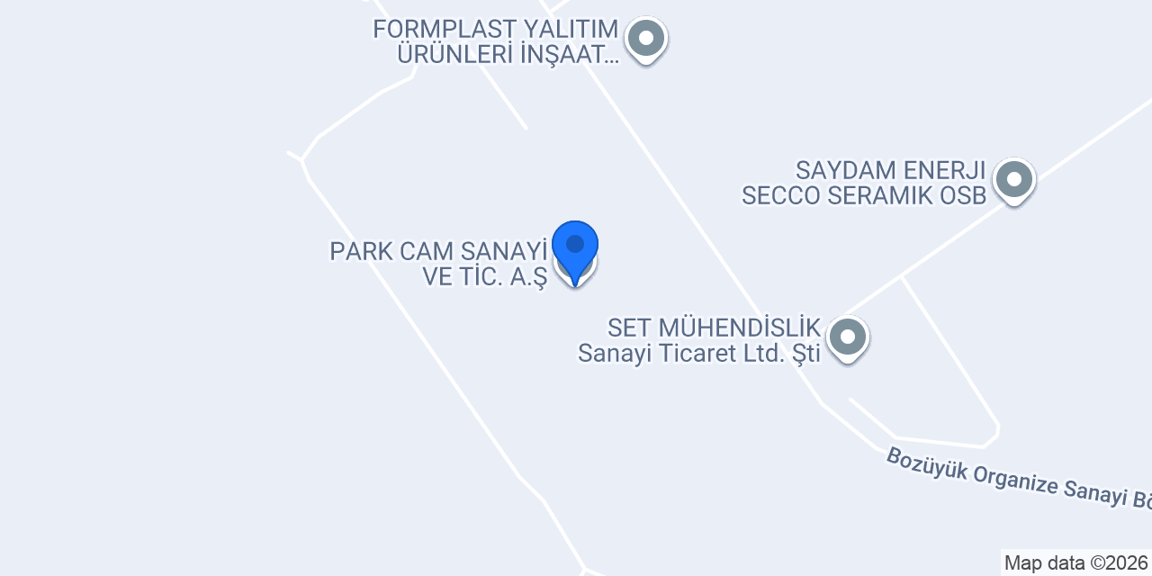 PARK CAM SANAYİ VE TİC. A.Ş. konumu