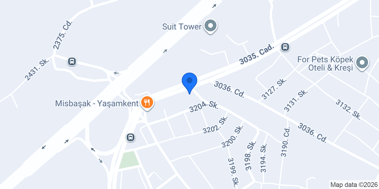 Aras Kargo Yaşamkent Şubesi konumu
