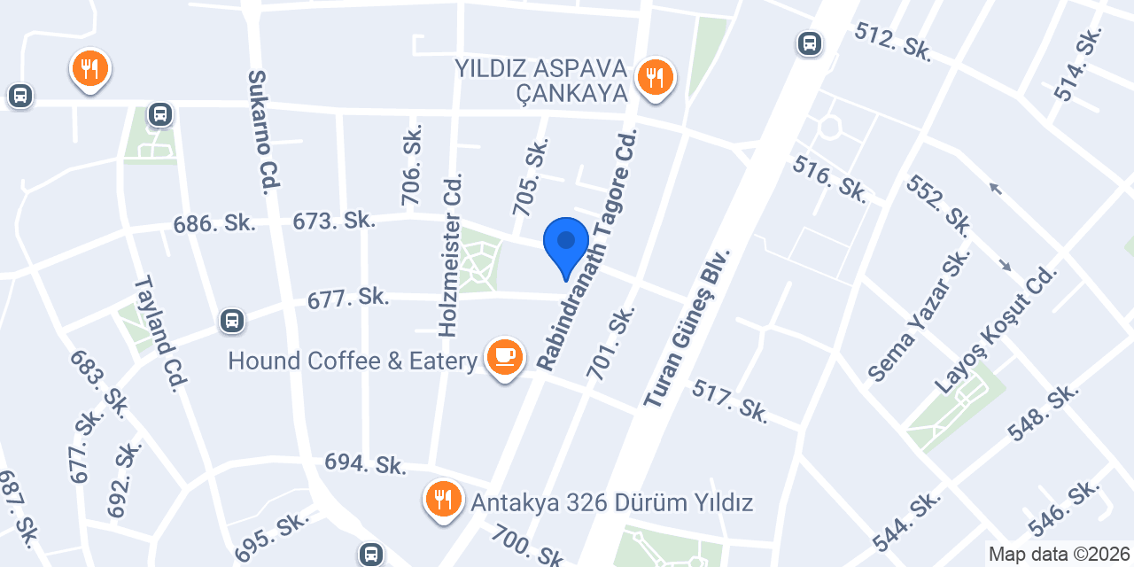 Özlemce Döner Yıldız konumu