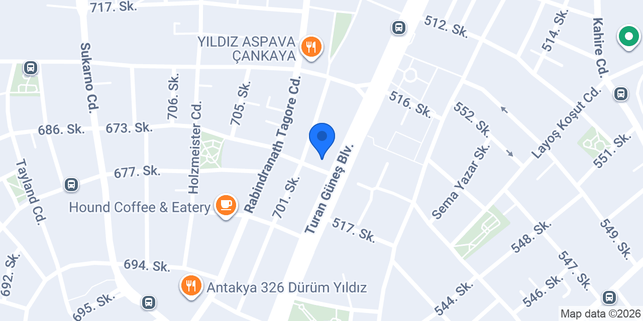 British Town Yıldız Dil Okulları konumu