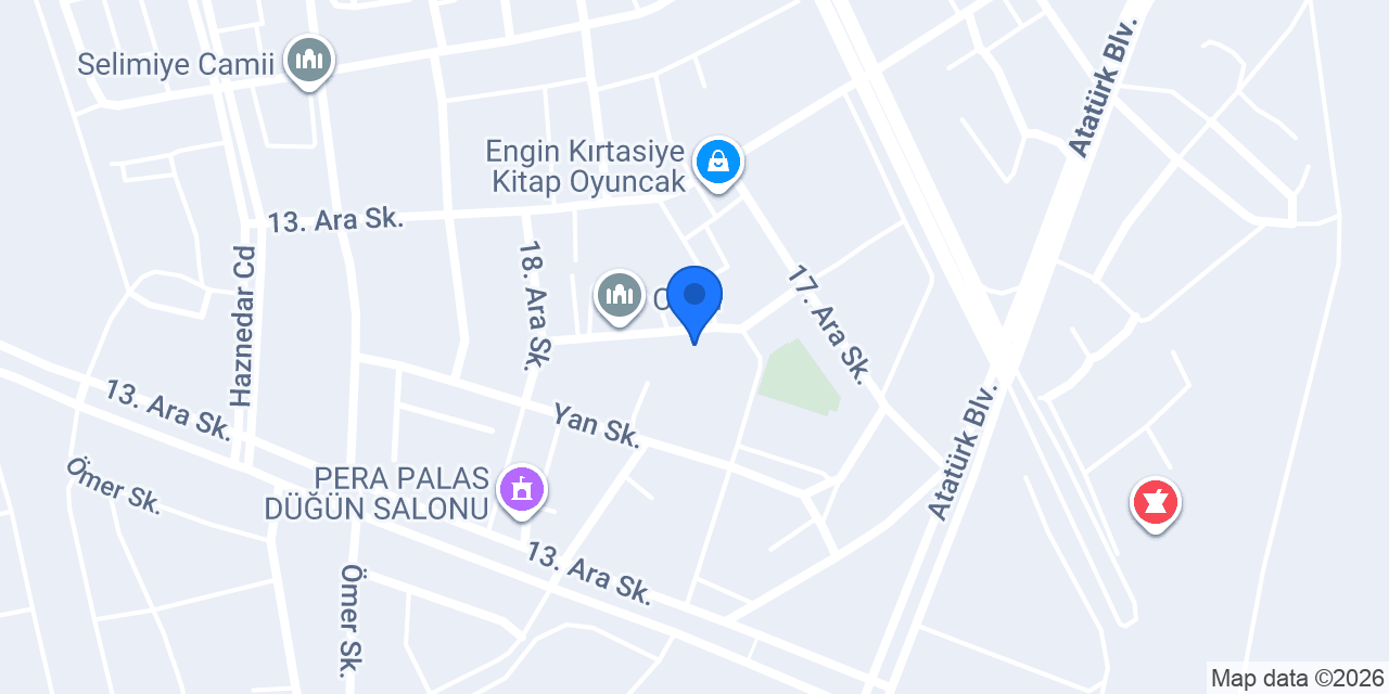Başöğretmen İlkokulu konumu