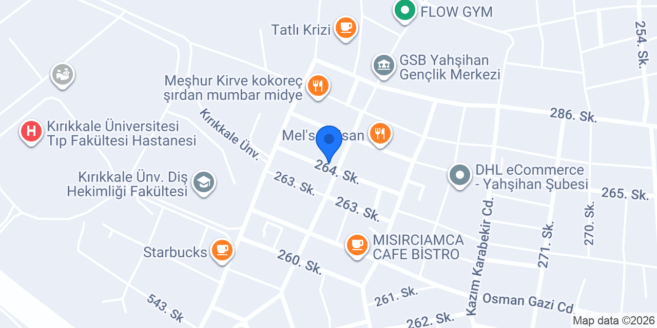 OSES Çiğ Köfte konumu