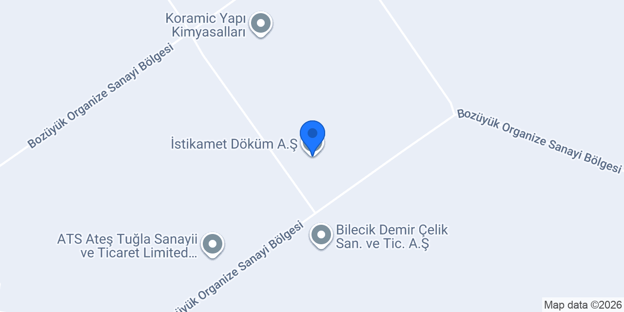 İstikamet Döküm A.Ş. konumu