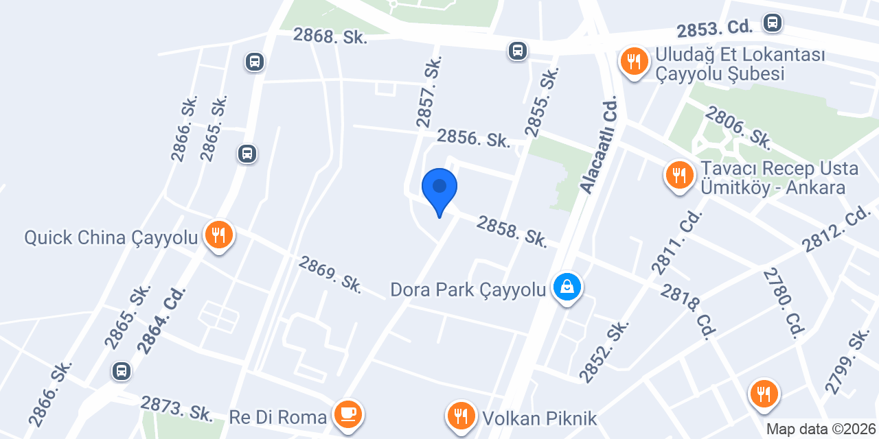 Düzen Sağlık Grubu Çayyolu Polikliniği konumu