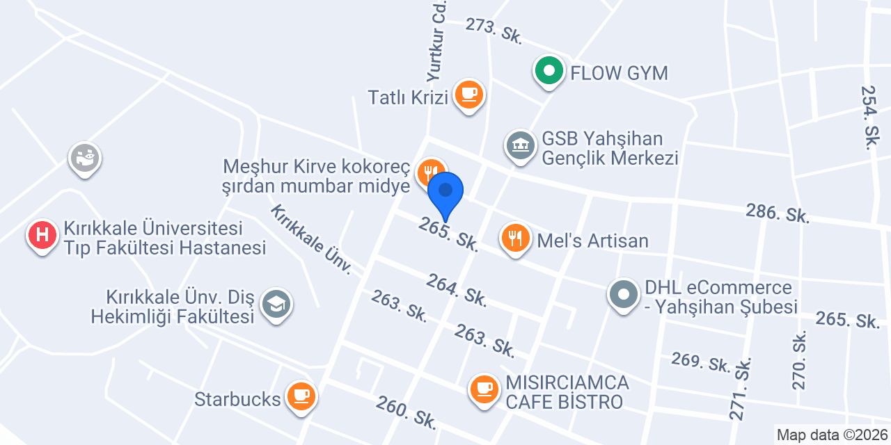Hatay Antakya Köftecisi konumu