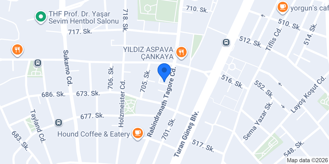 MaxVera Yıldız konumu