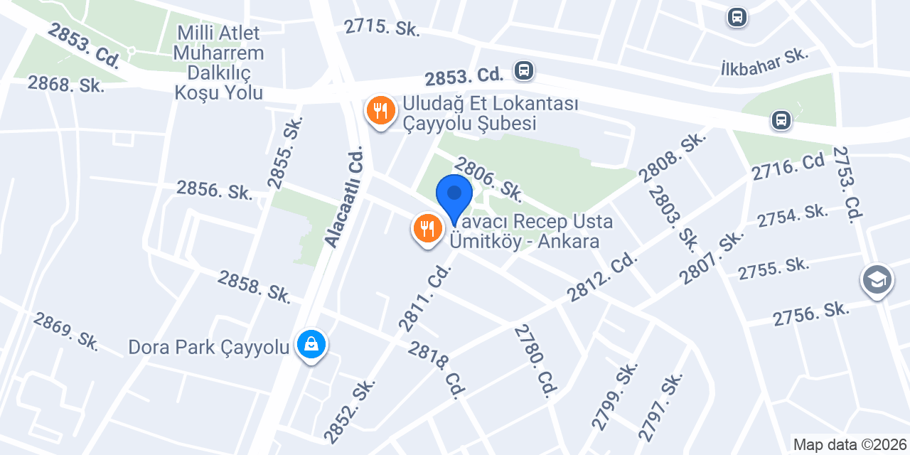Çayyolu Kokoreç konumu