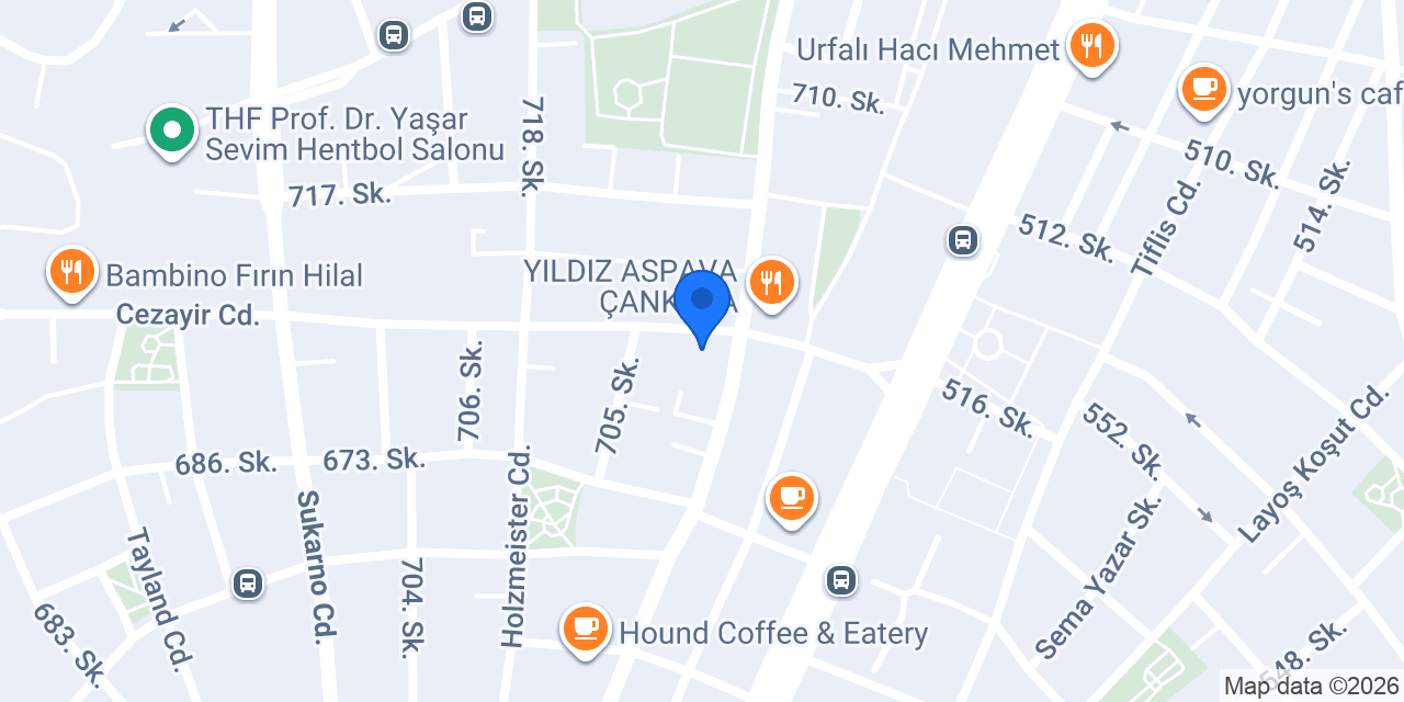 Sürat Kargo Yıldız Şube konumu