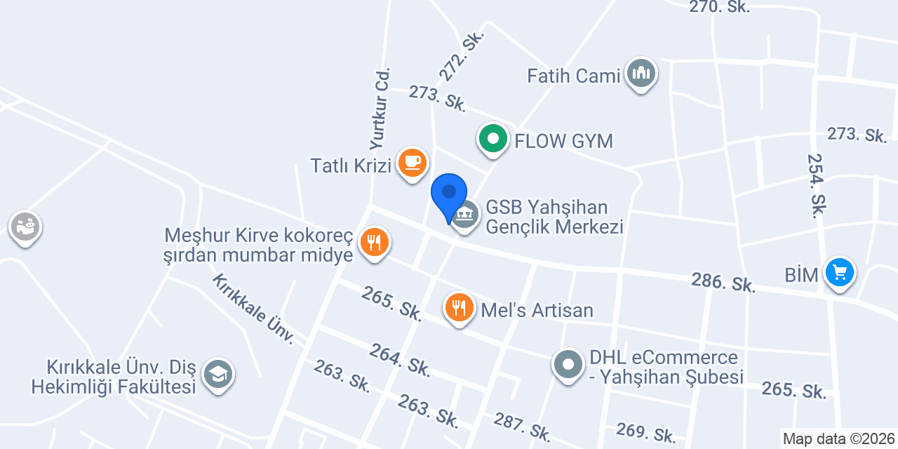 MAHSEN TEKEL YENIŞEHIR konumu