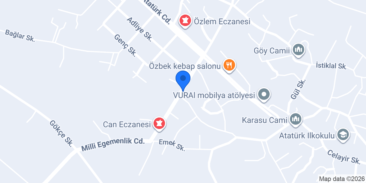 GENTAŞ İNŞAAT konumu