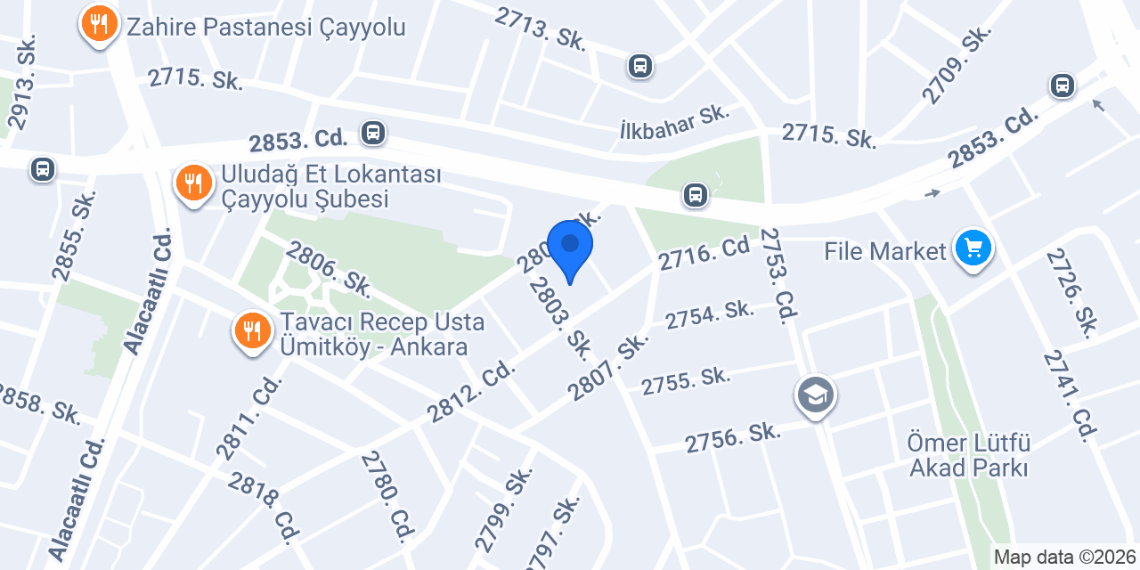 Uzm. Psk. Hasra Avcı konumu