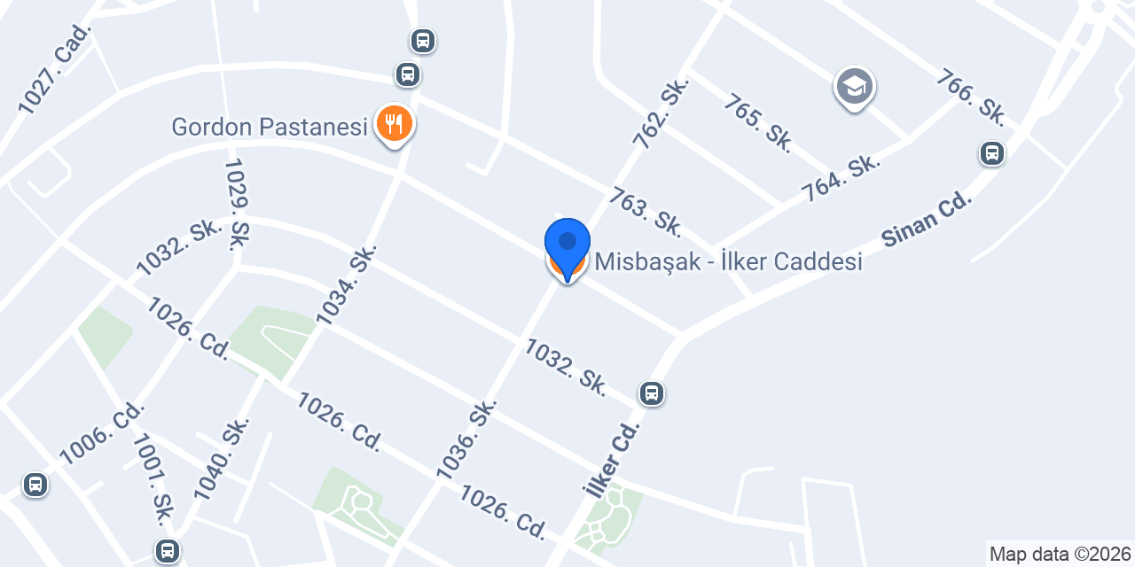 Misbaşak - İlker Caddesi konumu