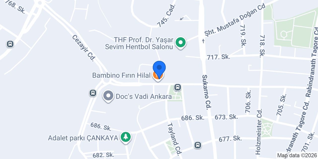 Bambino Fırın Hilal konumu