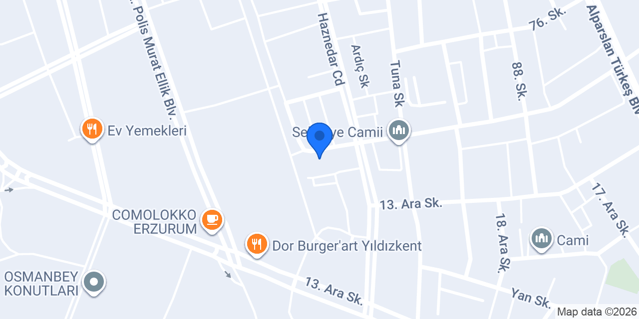 Seçkin yufka ve kadayıf konumu