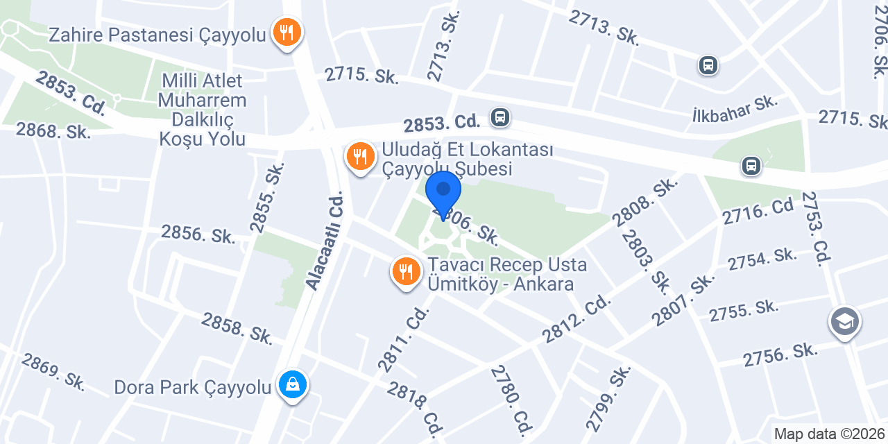 Mavi Ev Cafe konumu