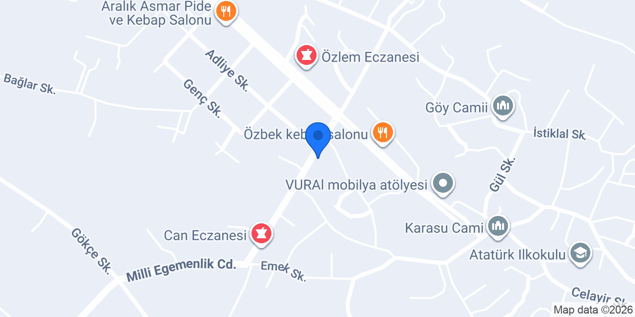 Has Ekmek Fırını konumu