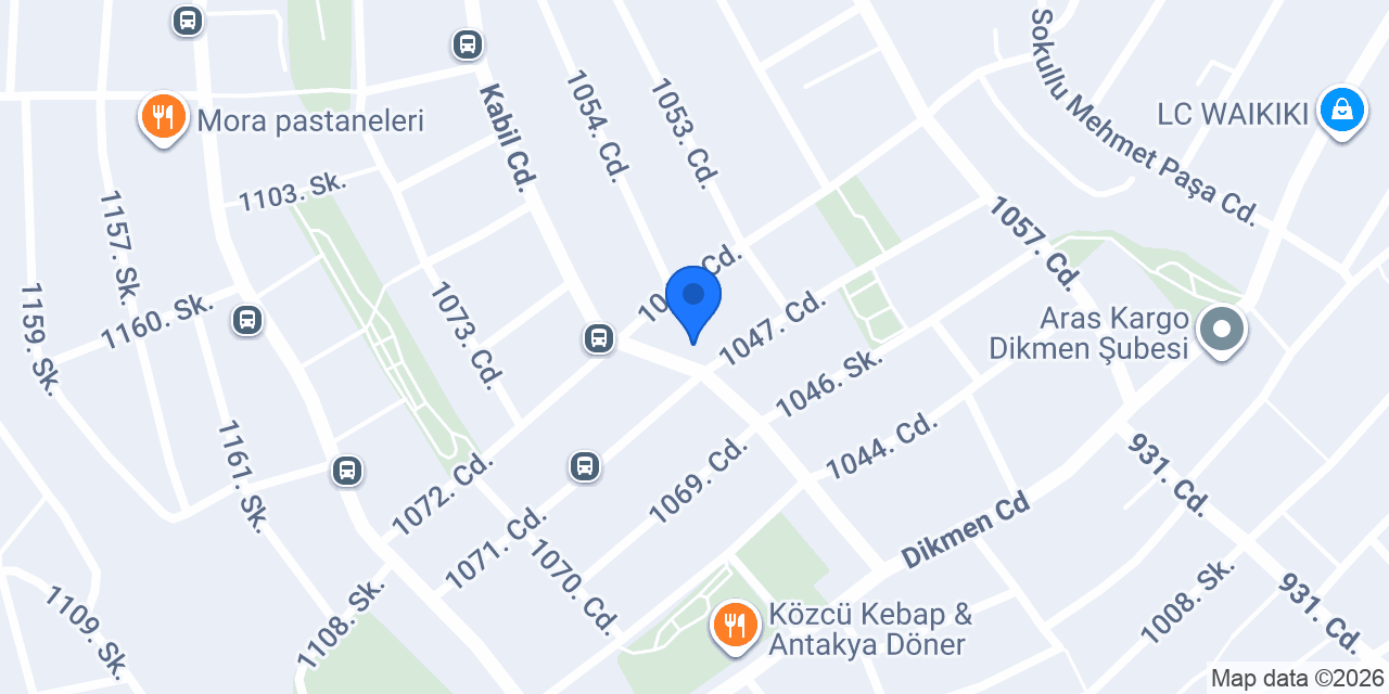Dikmen Ata Veteriner Kliniği konumu