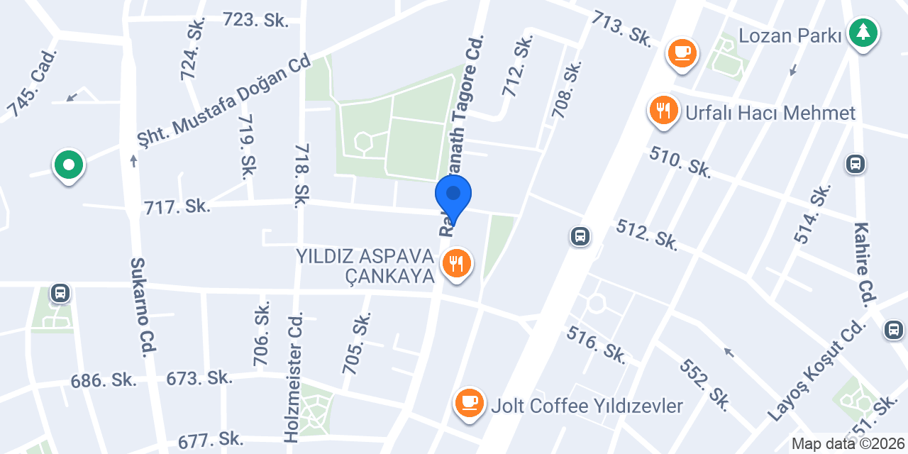 Pasaport Pizza Yıldızevler konumu