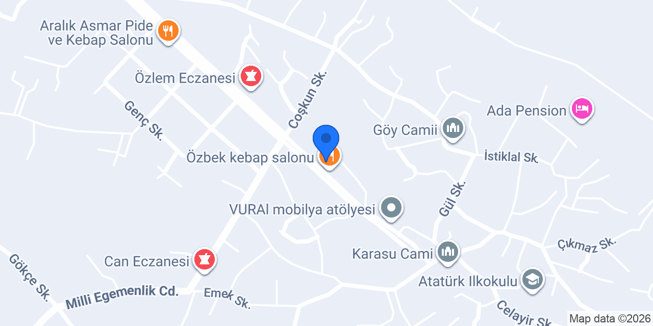 KANTAŞ VETERİNER KLİNİĞİ konumu