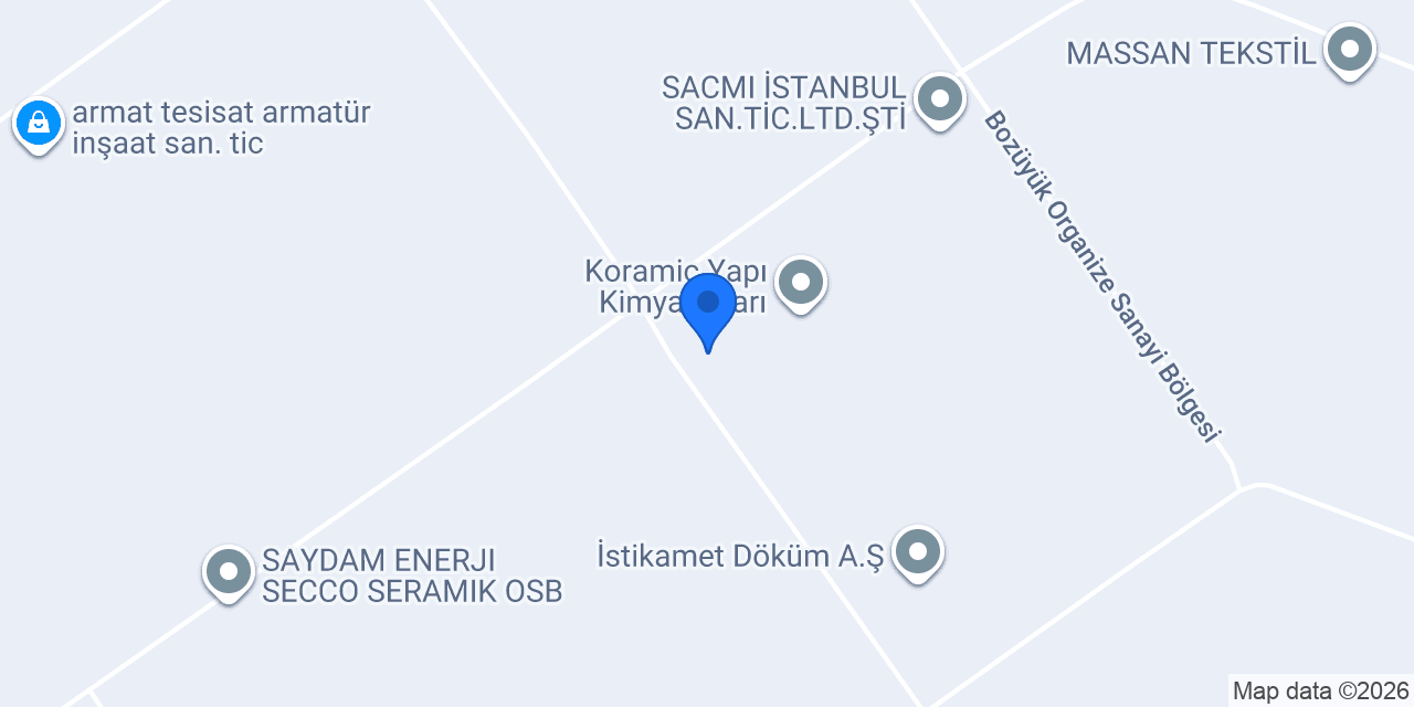 Borusan Koramic Ofis konumu