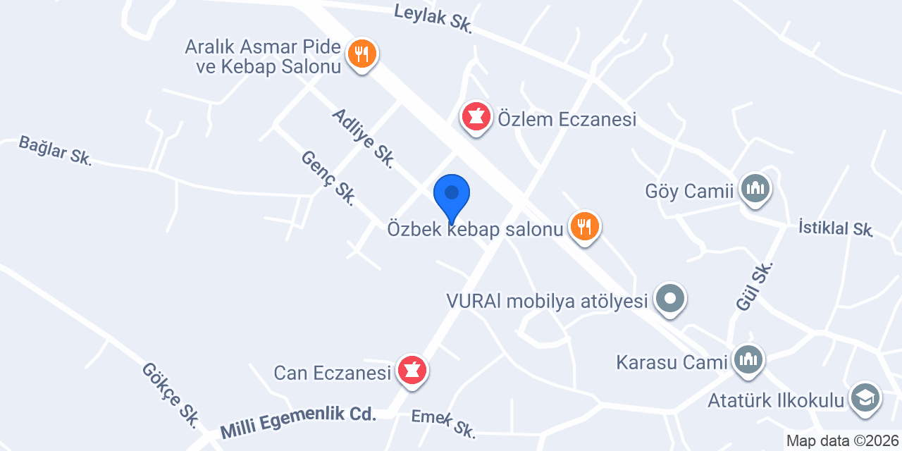 Aygaz Tüp Bayisi konumu