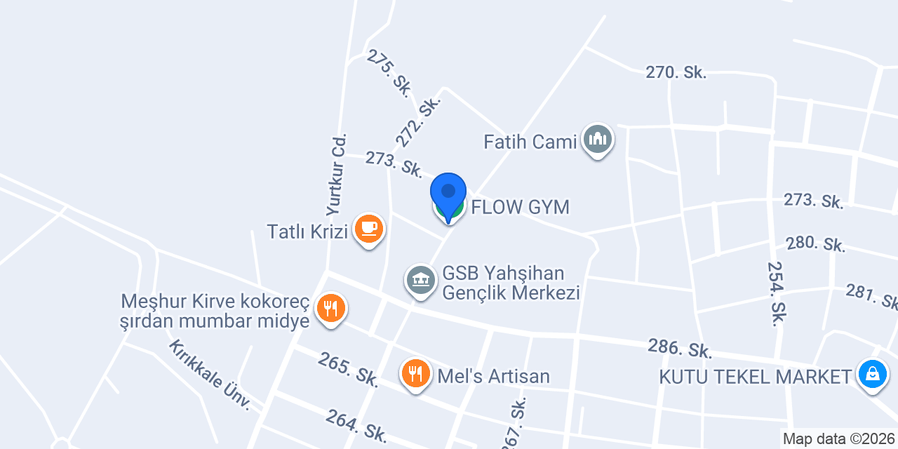 FLOW GYM konumu