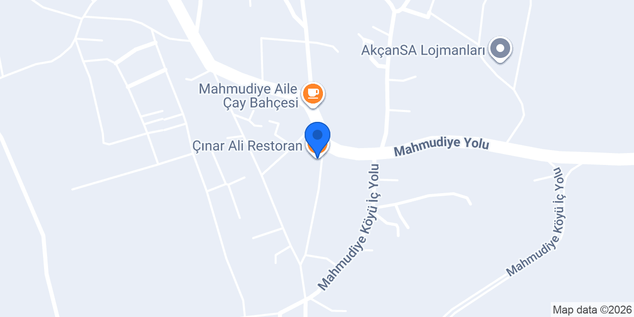 Çınar Ali Restoran konumu