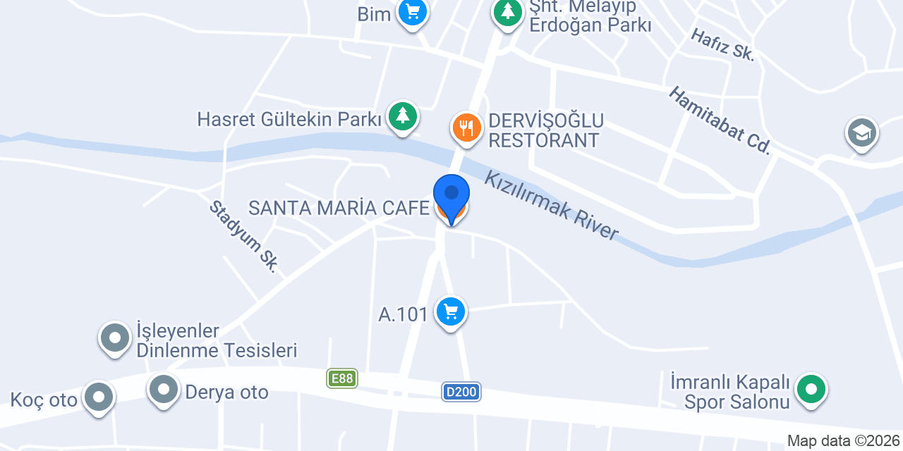 SANTA MARİA CAFE konumu