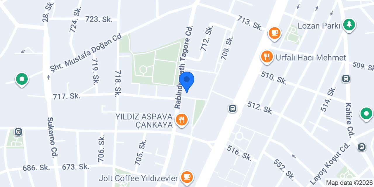 Yıldız Vitamin Çankaya konumu