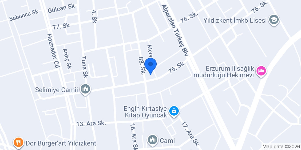 Çınar Mobilya konumu