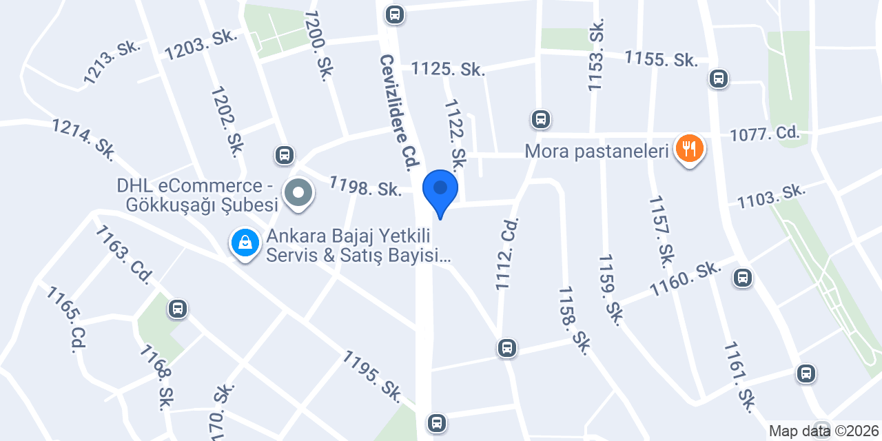 Kral Oto Lastik konumu