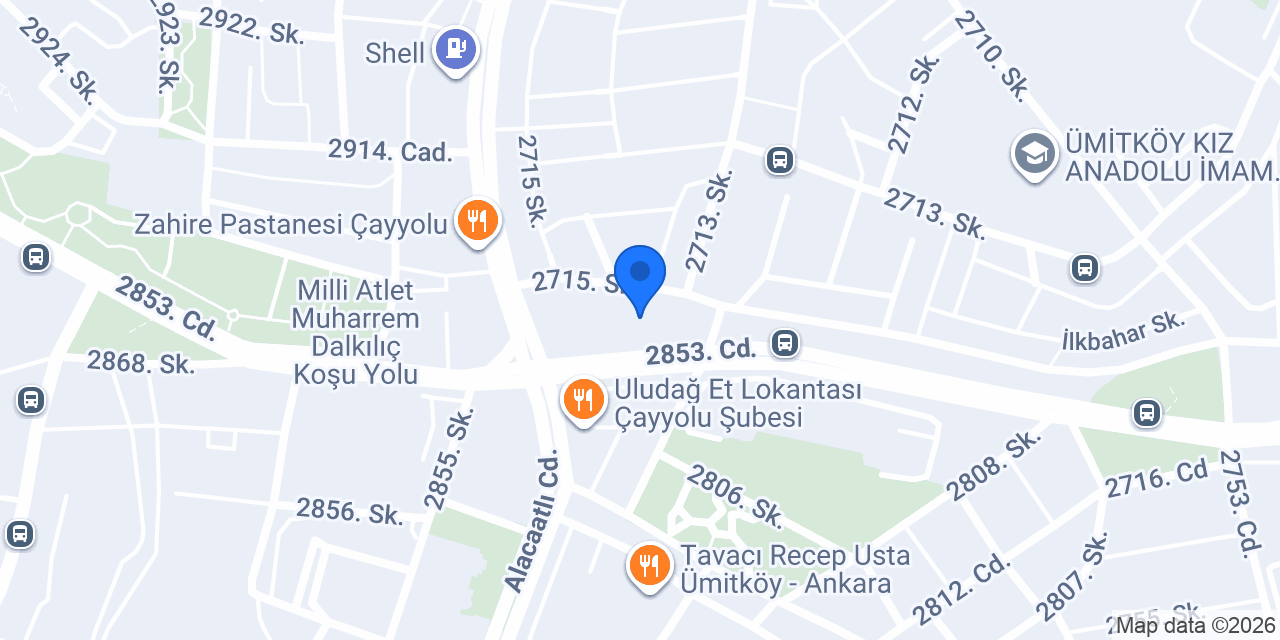 Sial Çikolata konumu